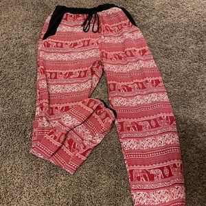 Amazing elephant design pants!
